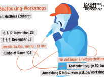 Beatboxing-Workshops mit Matthias Eckhardt