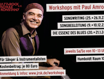 Workshop-Reihe mit Paul Amrod